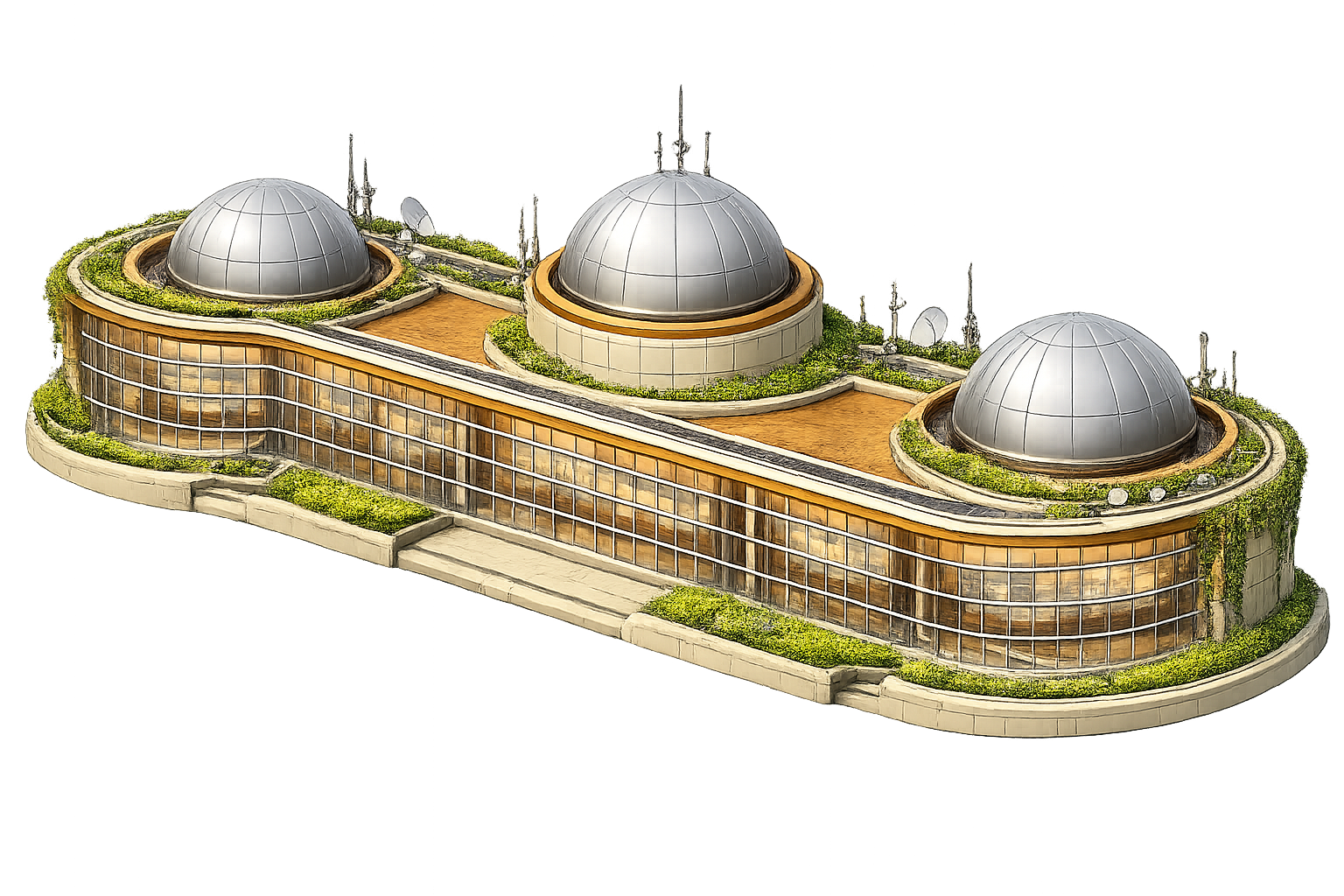 A bright, domed building used as a visual metaphor for Storyboards